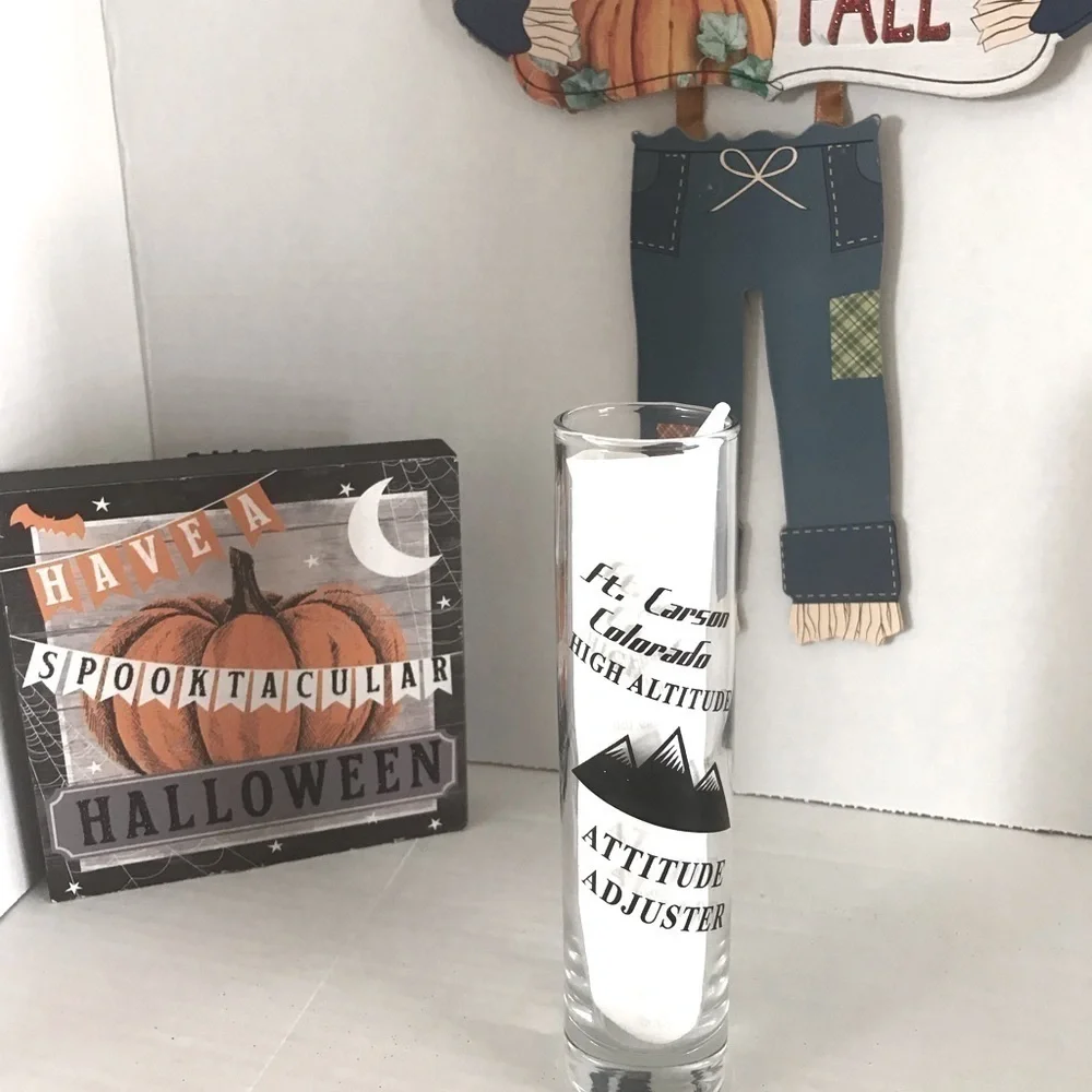 NWOT - Souvenier Shot Glass Problem Solver
